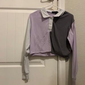 Long sleeve crop top